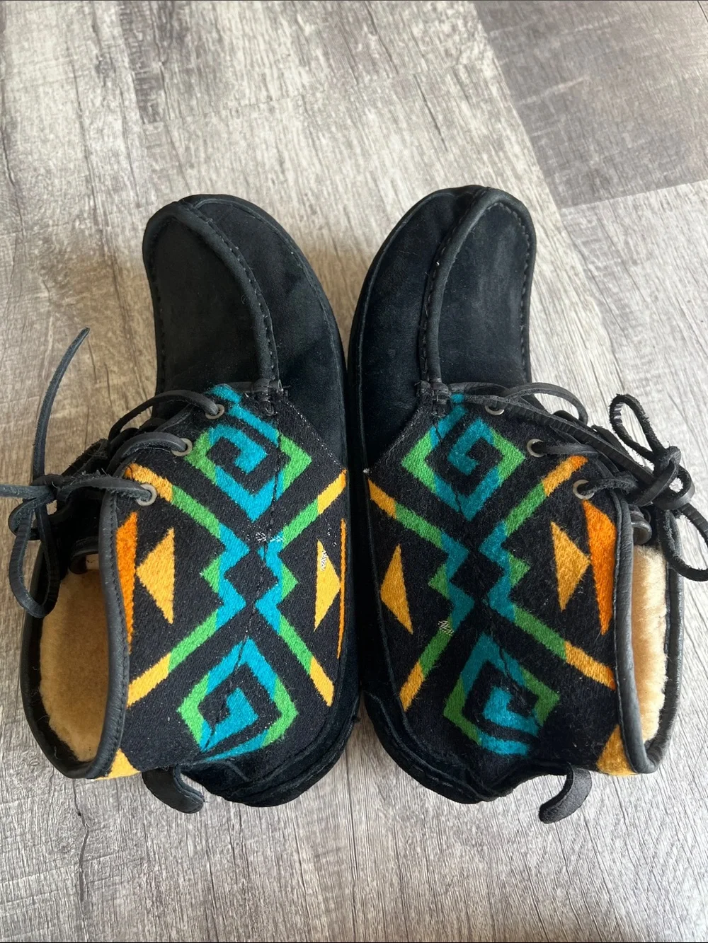 UGG x Pendleton Lyle Chukka Black Suede Boots Men's Size 11 Limited Edition